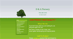Desktop Screenshot of dnanursery.com